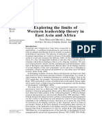 Exploring The Limits of Western Leadership Theory in East Asia & Africa - Peter Blunt PDF