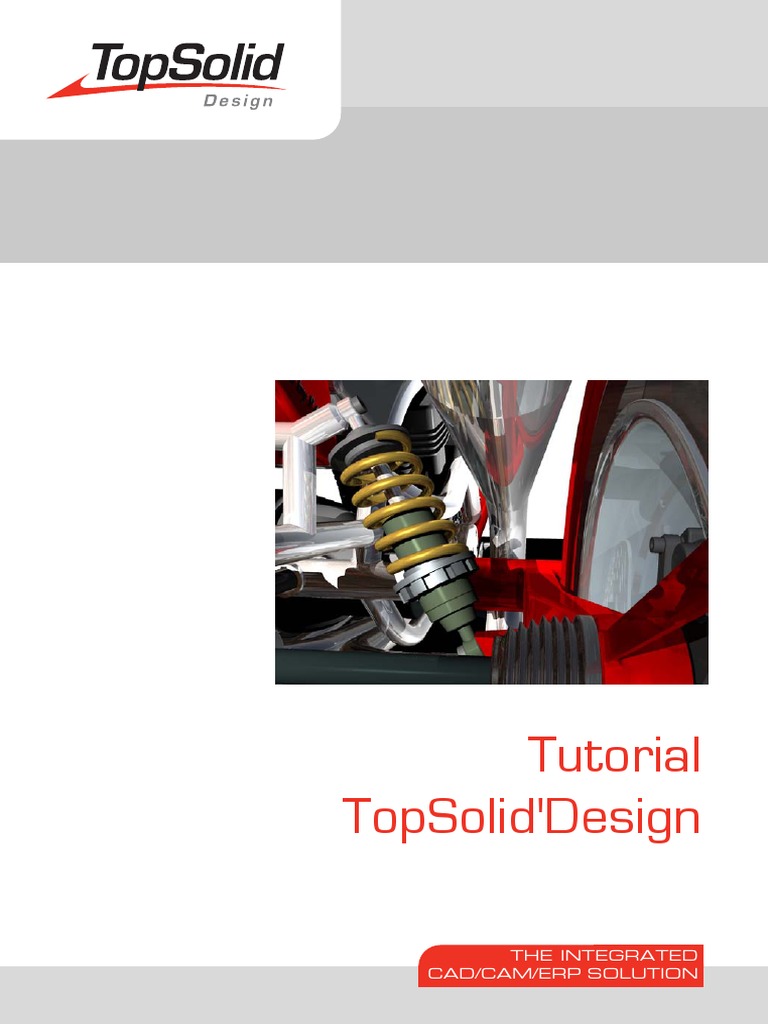 TopSolid'Design Tutorial PDF | PDF | Icon (Computing) | Menu (Computing)