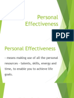 Lesson 2 Personal Effectiveness