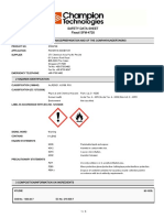 Safety Data Sheet for Paraffin Inhibitor Flexoil SFM-4728