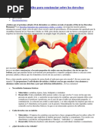 5 Actividades Infantiles para Concienciar Sobre Los Derechos Humanos