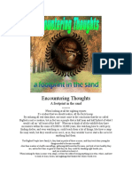 Encountering Thoughts: A Footprint in The Sand