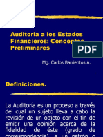 Auditoria Financiera Definiciones Lic Sergio Urzua