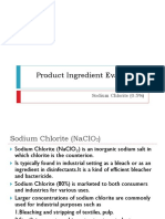 Sodium Chlorite as an Active Ingredient in Decontamination Technologies