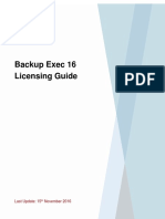 Backup Exec 16 Licensing Guide