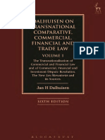 Jan H. Dalhuisen - Dalhuisen On Transnational Comparative, Commercial, Financial and Trade Law, Volume 1 - The Transnationalisation of Commercial and Financial Law and of Comm