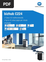 Datasheet Bizhub C224 6 PDF