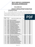 Competitive Exam Rules