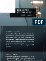 Hardware Multithreading