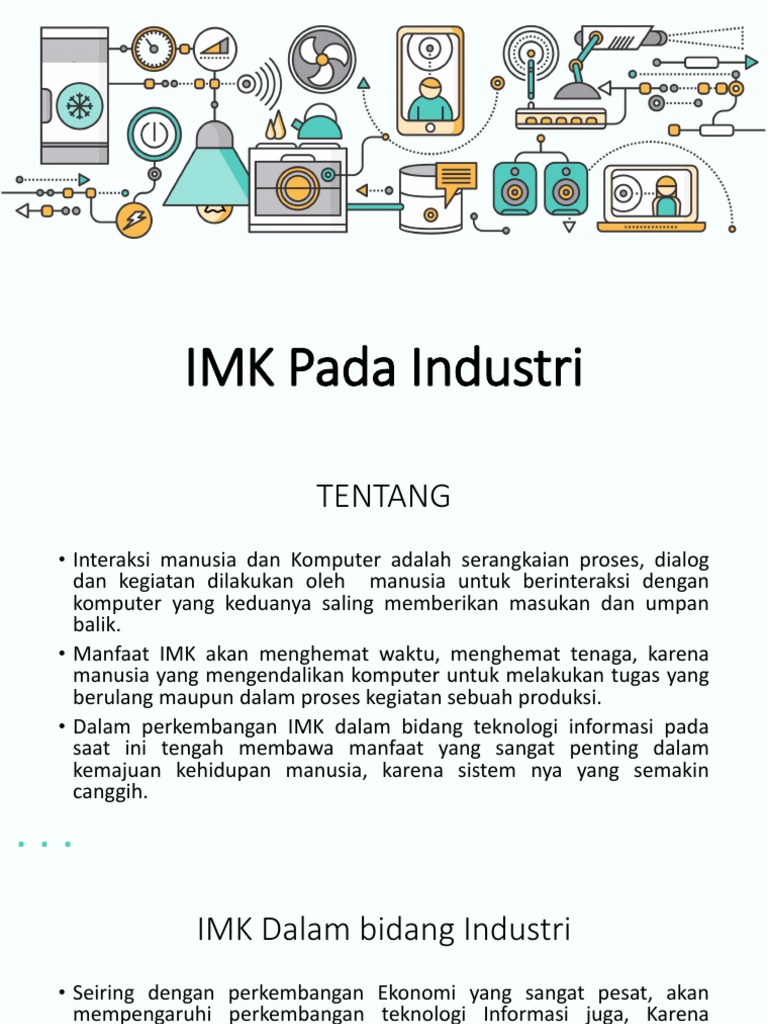 Manfaat IMK dalam Industri Modern | PDF | Komputer | Teknologi & Rekayasa