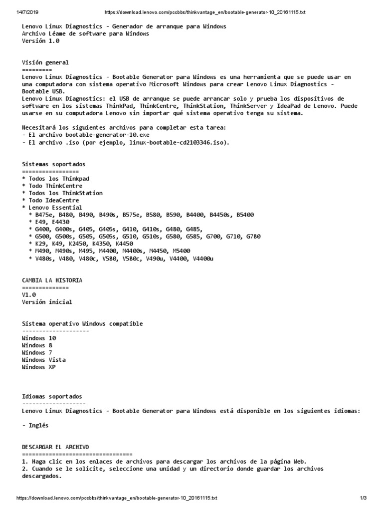Https Download - Lenovo.Com Pccbbs Thinkvantage En Bootable.