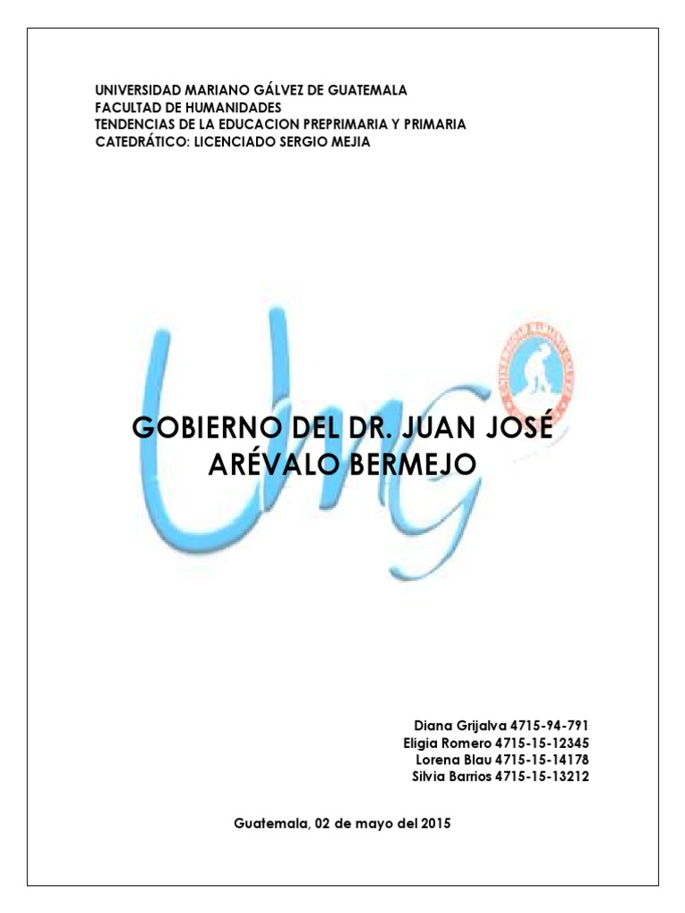 Gobierno de Juan José Arévalo Bermejo | PDF | Guatemala | Franklin D ...