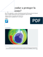 Cómo Ayudar A Proteger La Capa de Ozono