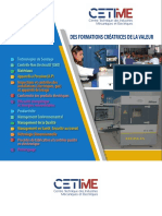 Catalogue de Formations Du CETIME 2020