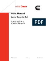 Manual de Partes Genset Onan Marino