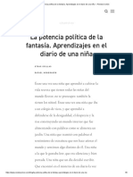 La Potencia Política de La Fantasía. Aprendizajes en El Diario de Una Niña - Revista Común