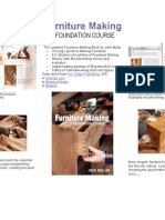 Furniture Making: A Foundation Course