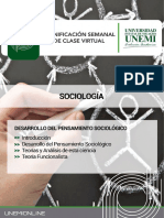 Tema 5.- Desarrollo Del Pensamiento Sociológico