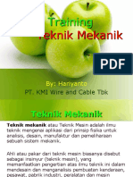 Materi I - Teknik Mekanik