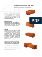 Tipos de Ladrillos Utilizados en El Peru Imprimir PDF