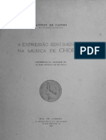 Castro A Expressão Sentimental em Chopin RJ 1927