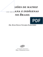 Apostila - Religião de MAtriz Africana e Indígenas No Brasil PDF