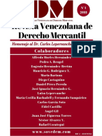 Revista Venezolana Derecho Mercantil Vol I PDF