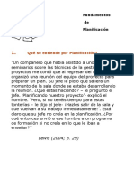 Fundamentos de la Planificación