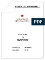 Physics Investigatory Project