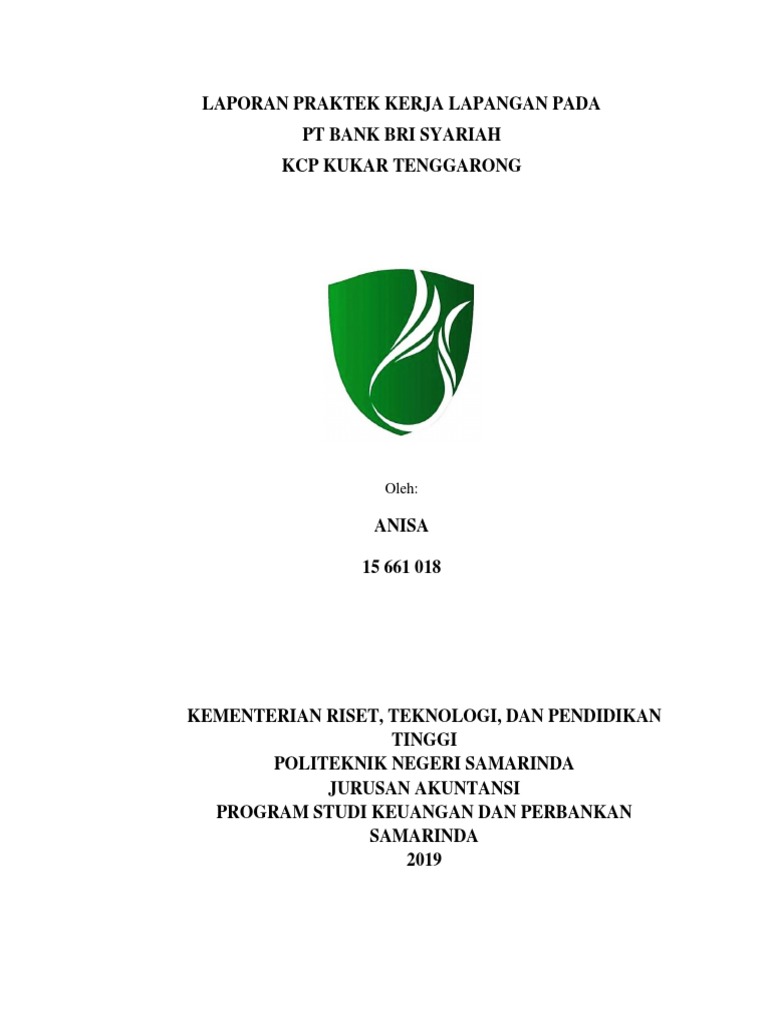 Laporan Pkl Bri Syariah