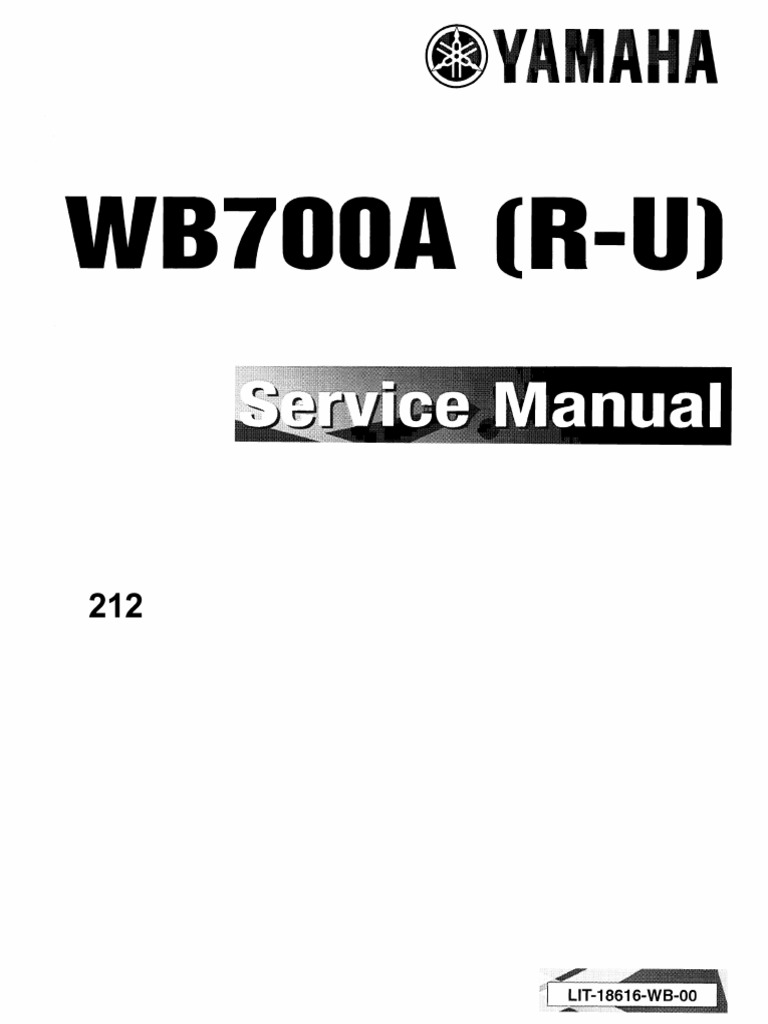 Yamaha Service Manual WaveBlaster 93 To 96 PDF | PDF