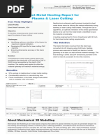 Sheet Metal Nesting Report For Plasma and Laser Cutting