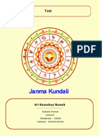 Vedic Astrology Section Report English EI PDF