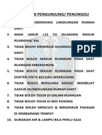 Tata Tertib Pengunjung