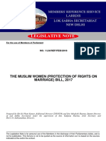 TheMuslimWomenProtection of RightofMarriageAmdBill23017 PDF