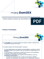 Proxy - domiEX Système Intégré de Gestion Des Domiciliations ImportExport