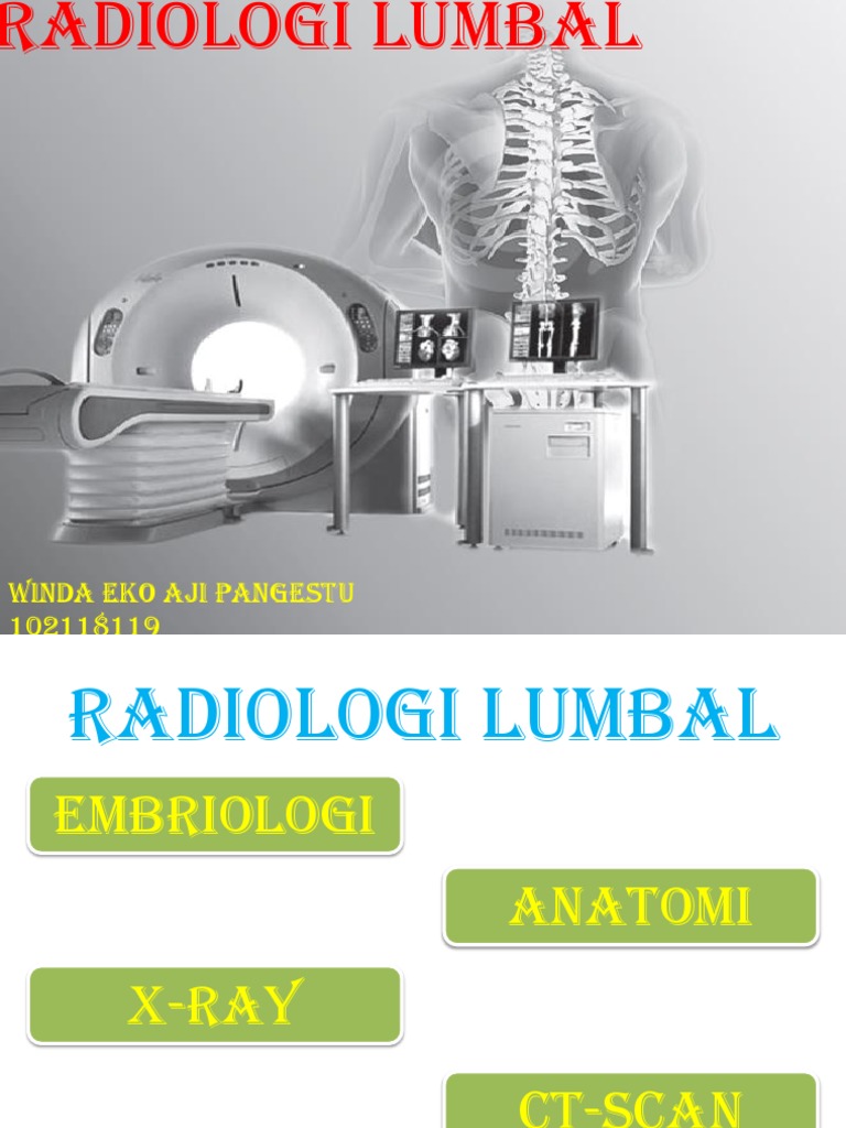 Radiologi Lumbal | PDF | Teknologi & Rekayasa