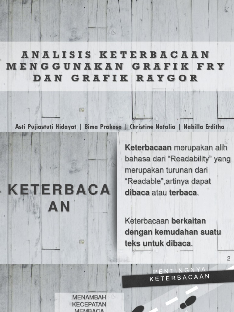 Analisis Keterbacaan Grafik Fry | PDF