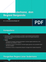 Analisis Korelasi Dan Berganda