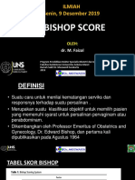 Ilmiah Bishop Score