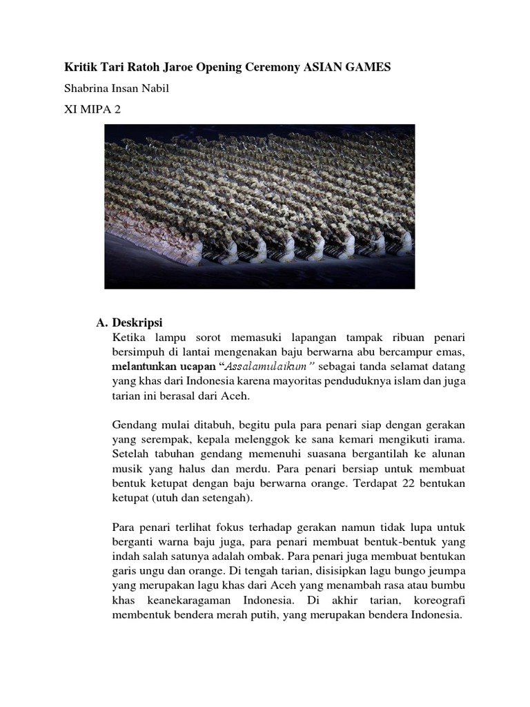 Kritik Tari Ya Allah Capek Banget