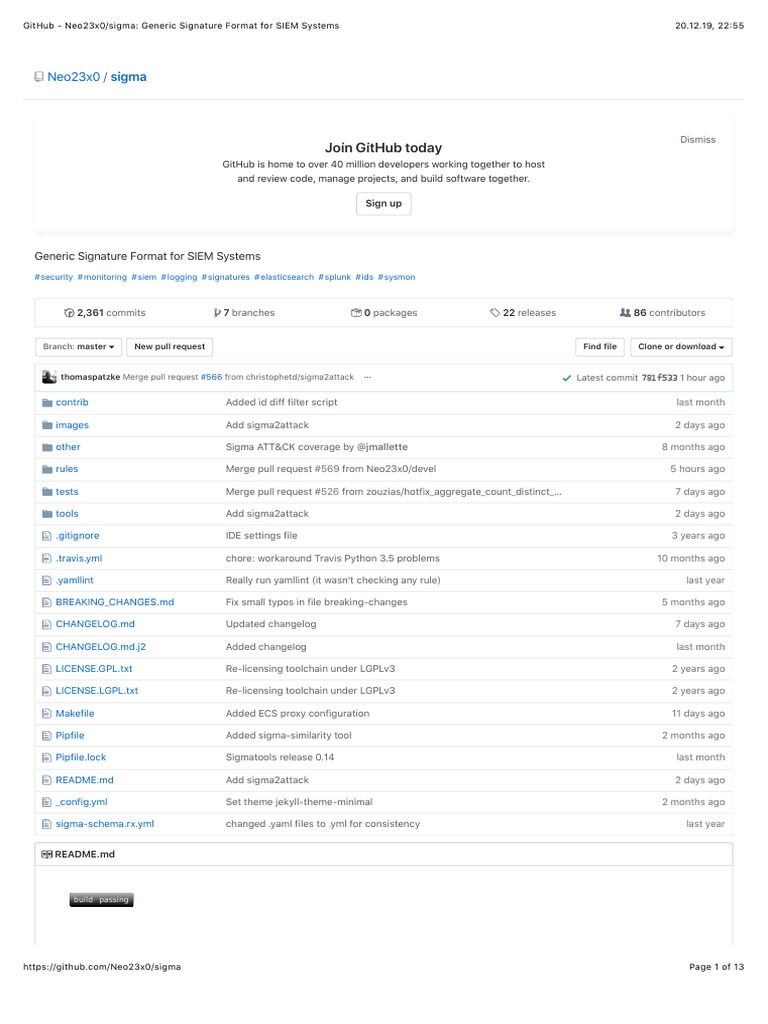 Sigma: SIEM Signature Format Guide | PDF | Parameter (Computer ...