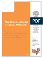 Trabalho Planificacao Semanal 1Âº Ano N PDF