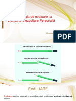 metodologia de evaluare DP