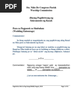 Guide For Commentators (Filipino Mass) | PDF