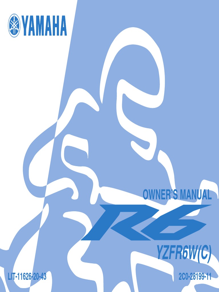 Yamaha R6 Manual PDF | PDF | Gasoline | Motorcycle