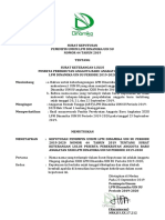 Surat Keterangan Lulus Peserta Perekrutan Anggota Baru Angkatan XXIII PDF