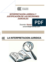 (PPT) Gloria Noriega Monar - Interpretacion juridica y justificacion de las decisiones judiciales