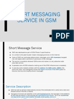 SMS - Short Message Service in GSM