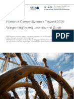 Romania Competitiveness Toward 2050 Wargaming Based Lessons and Guide PDF